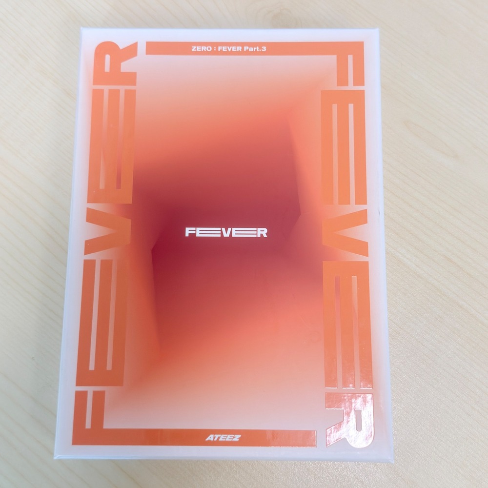 ATEEZ ZERO FEVER Part.3 Album Unisex OS Orange Excellent K-Pop CD Photobook